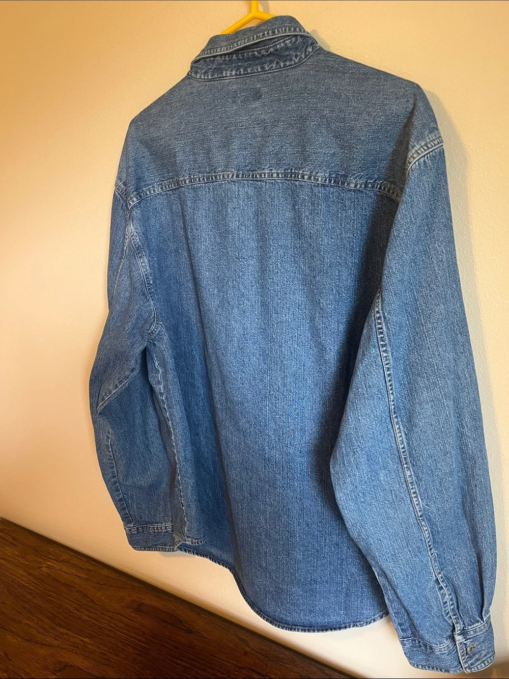 Vintage 90’s Men’s Levi's Red Tag Authentic Jeanswear denim button-down shirt.